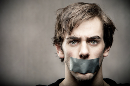 Silence the Man. Opinions not wanted